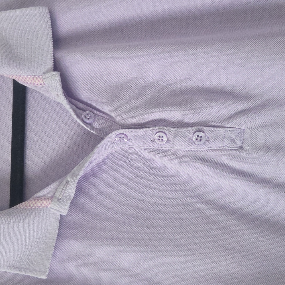3/$15 Pastel Purple Polo (M) - Picture 2 of 6
